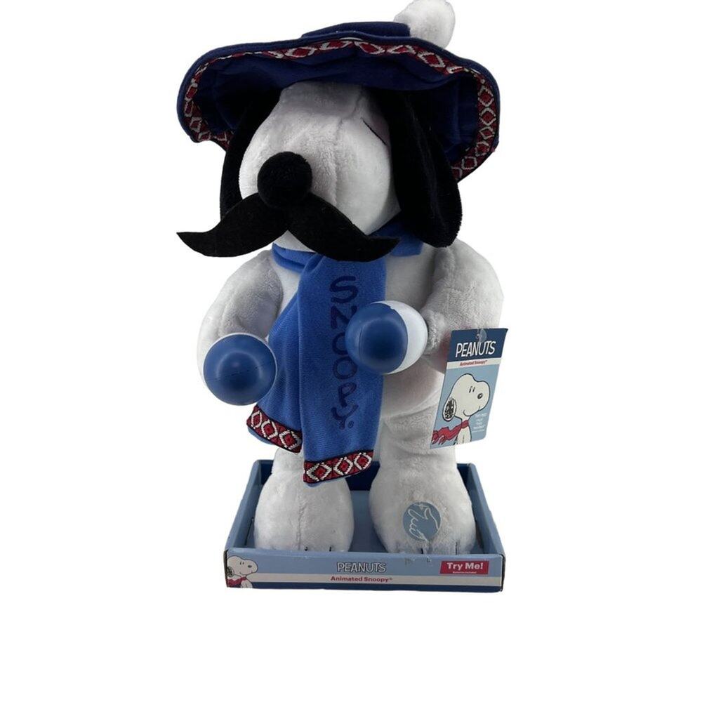 Peanuts Snoopy Holiday Animated Plush Plays Feliz Navidad By Dan Dee